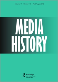 Cover image for Media History, Volume 19, Issue 1, 2013