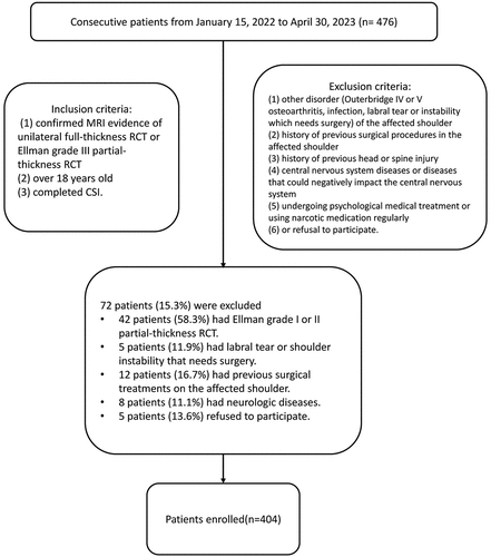 Figure 1. Patient selection flowchart.