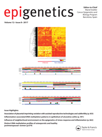 Cover image for Epigenetics, Volume 12, Issue 8, 2017