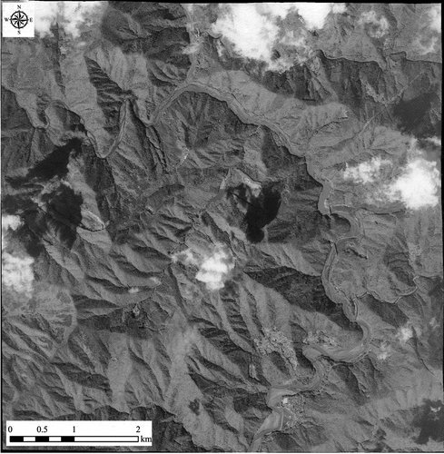 Figure 4. EROS-B image of test site (14 September 2011).