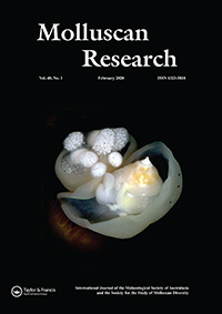 Cover image for Molluscan Research, Volume 40, Issue 1, 2020