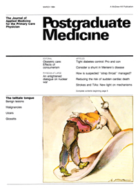 Cover image for Postgraduate Medicine, Volume 75, Issue 4, 1984
