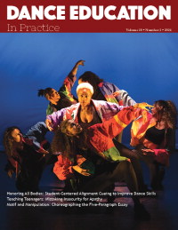 Cover image for Dance Education in Practice, Volume 10, Issue 2, 2024