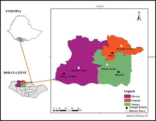 Figure 1. Map of the study areas.