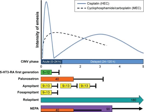 Figure 1 Intensity of emesis according to HEC and MEC.