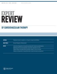 Cover image for Expert Review of Cardiovascular Therapy, Volume 14, Issue 8, 2016