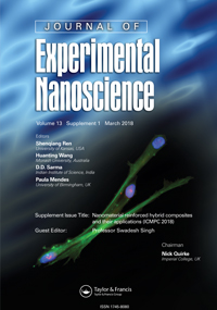 Cover image for Journal of Experimental Nanoscience, Volume 13, Issue sup1, 2018