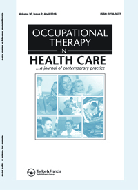Cover image for Occupational Therapy In Health Care, Volume 30, Issue 2, 2016