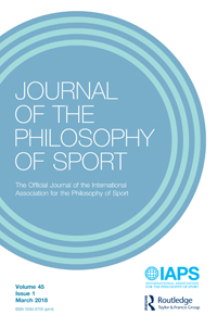 Cover image for Journal of the Philosophy of Sport, Volume 45, Issue 1, 2018