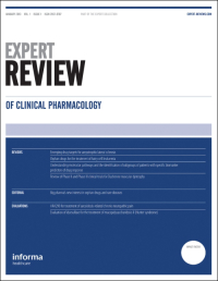 Cover image for Expert Review of Clinical Pharmacology, Volume 13, Issue 4, 2020