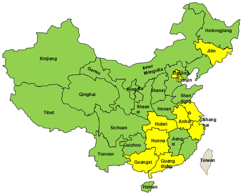 Figure 1. Regional CPI Convergence. Source: It has been draw by the authors according to the calculation results.