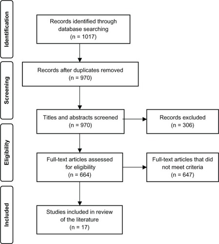 Figure 1 Flowchart of literature selection process.