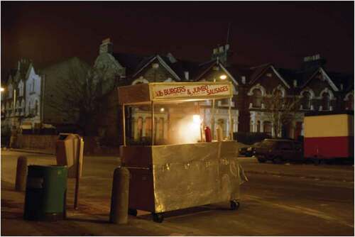 Figure 7. Burger van, Arsenal, 1990.