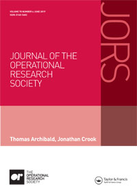 Cover image for Journal of the Operational Research Society, Volume 70, Issue 6, 2019