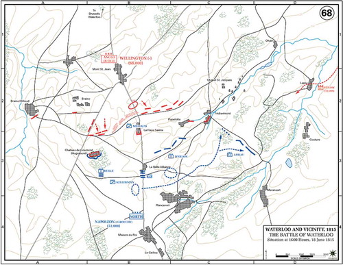 Map 2. The Battle of Waterloo, 18 June 1815.Footnote96