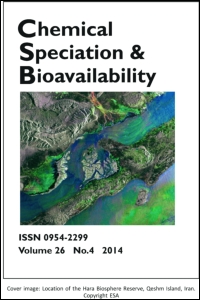 Cover image for Environmental Pollutants and Bioavailability, Volume 29, Issue 1, 2017