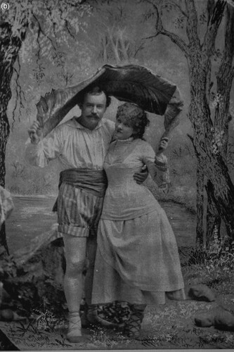 Figure 7. (b) Tenor William Castle and Emma Abbott as Paul and Virginia in Victor Massé’s opera of the same name. From Sadie Martin. The Life and Professional Career of Emma Abbott (Minneapolis: L. Kimball Printing Co., 1891).