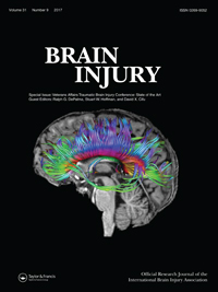 Cover image for Brain Injury, Volume 31, Issue 9, 2017
