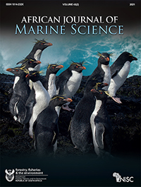 Cover image for African Journal of Marine Science, Volume 43, Issue 2, 2021