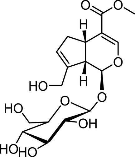 Figure 1 Chemical structure of geniposide.