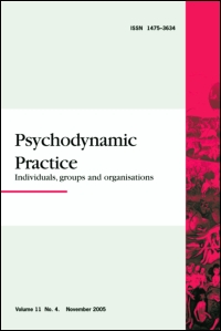 Cover image for Psychodynamic Practice, Volume 16, Issue 2, 2010