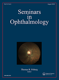 Cover image for Seminars in Ophthalmology, Volume 33, Issue 6, 2018