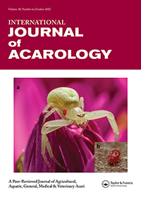 Cover image for International Journal of Acarology, Volume 48, Issue 6, 2022