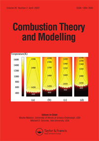 Cover image for Combustion Theory and Modelling, Volume 26, Issue 2, 2022