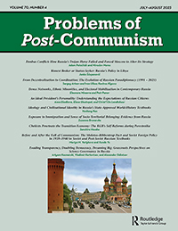 Cover image for Problems of Post-Communism, Volume 70, Issue 4, 2023