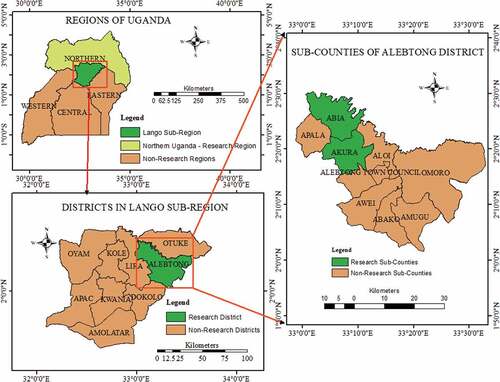 Figure 2. Geographic location of the study area.