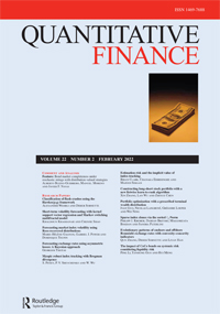 Cover image for Quantitative Finance, Volume 22, Issue 2, 2022
