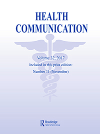 Cover image for Health Communication, Volume 32, Issue 11, 2017