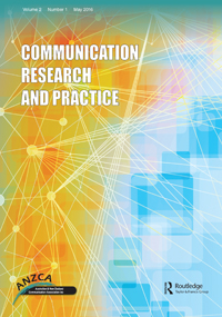 Cover image for Communication Research and Practice, Volume 2, Issue 1, 2016