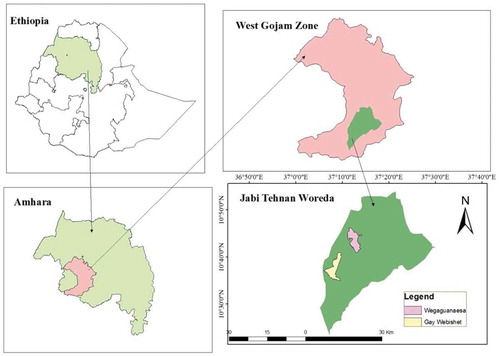 Figure 1. Map of the study sites