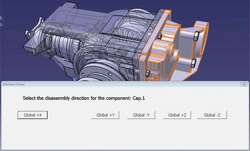 Figure 16. Disassembly directions for the ‘Cap’ component of the differential assembly.