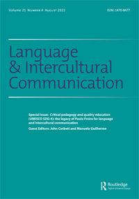 Cover image for Language and Intercultural Communication, Volume 21, Issue 4, 2021
