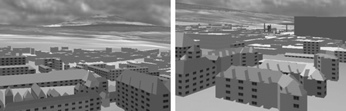 Figure 8. Multiple representations of 3D urban models on the Internet.