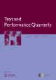 Cover image for Text and Performance Quarterly, Volume 29, Issue 3, 2009