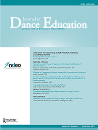 Cover image for Journal of Dance Education, Volume 21, Issue 2, 2021