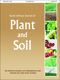 Cover image for South African Journal of Plant and Soil, Volume 38, Issue 2, 2021