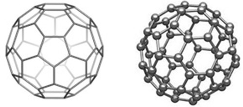 Figure 5 Spatial structure of the fullerene molecule C60.