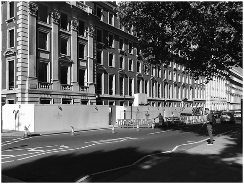 Figure 10. Photograph of Grosvenor Square showing the North Range (Juliet Davis, 2015).