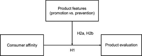 Figure 1. Conceptual framework to investigate H1, H2a, and H2b.