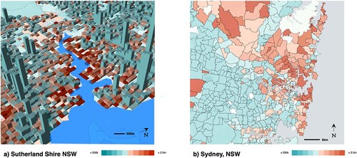Figure 4. Visual analytics assisting property value modelling in Sydney. Image source: Australian Property Market Explorer, 2023.