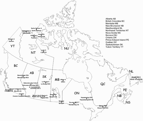 Fig. 1 Locations of the 22 pairs of stations where overlapping records were assessed in this study.