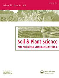 Cover image for Acta Agriculturae Scandinavica, Section B — Soil & Plant Science, Volume 70, Issue 4, 2020