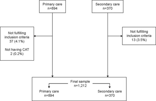 Figure 1 Flow chart of patients included in the study.