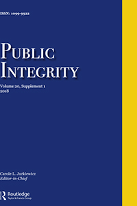 Cover image for Public Integrity, Volume 20, Issue sup1, 2018
