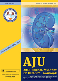 Cover image for Arab Journal of Urology, Volume 13, Issue 4, 2015