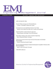 Cover image for Engineering Management Journal, Volume 20, Issue 3, 2008